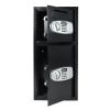 775*370*360mm Digital Keypad Double Depository Safe Black