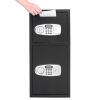 775*370*360mm Digital Keypad Double Depository Safe Black