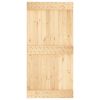 Door NARVIK 39.4"x82.7" Solid Wood Pine