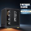 1.99 Cub Safe Box,Steel Safe Box with Digital Keypad and Inner Cabinet Box