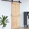 Door NARVIK 39.4"x82.7" Solid Wood Pine